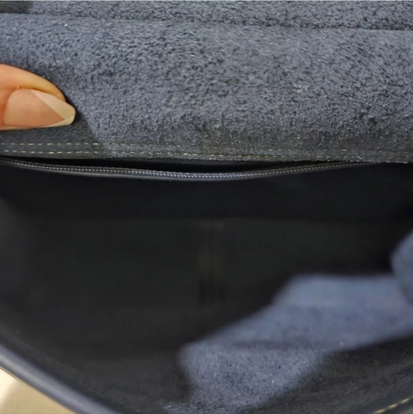 Vintage Coach Willis Crossbody Shoulder Bag 9927 ( Royal / Deep Ocean Blue ) - Picture 9 of 11